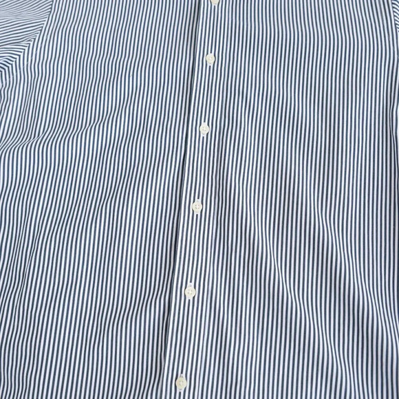 Polo By Ralph Lauren White & Green Stripe Regent Classic Fit Dress Shirt Size 16 - Picture 7 of 11